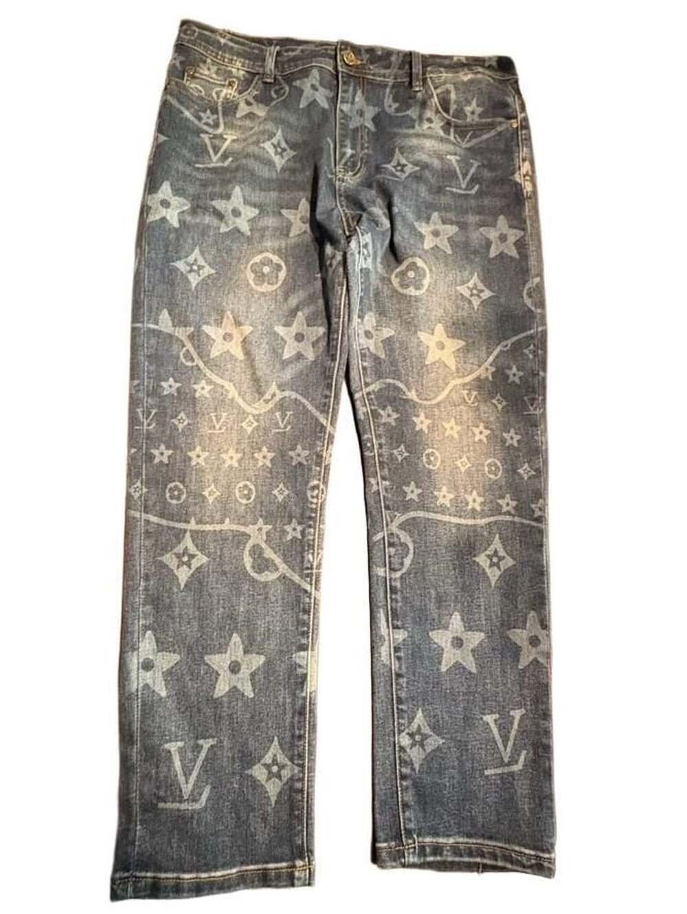 Monogram Jeans Size 40 Straight leg